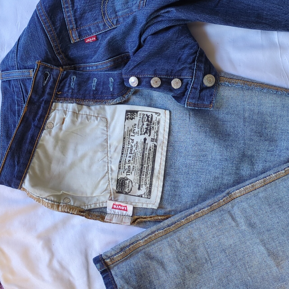 Levi 501s 100% cotton jeans, W 25 L 32 - Picture 9 of 9